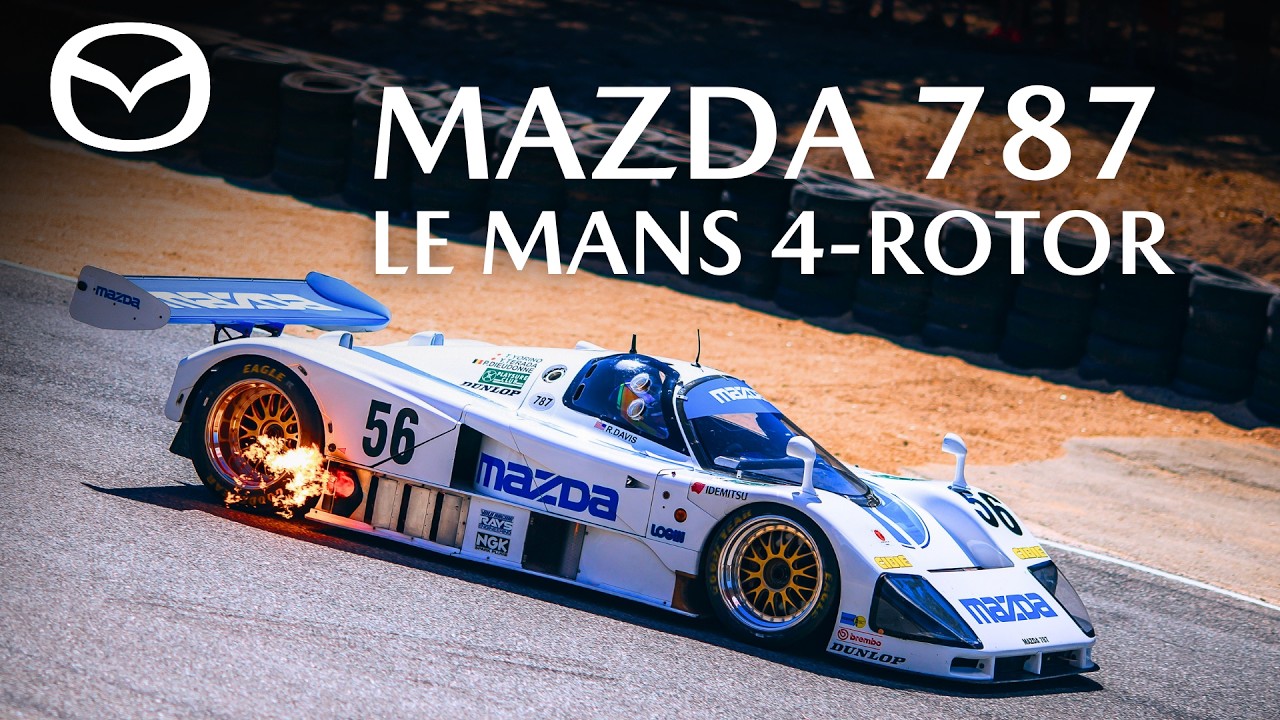 Watch One of Mazda's Legendary Le Mans Race Cars Get Rebuilt