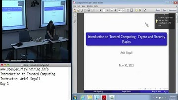 Day 1 Part 1: Intro Trusted Computing