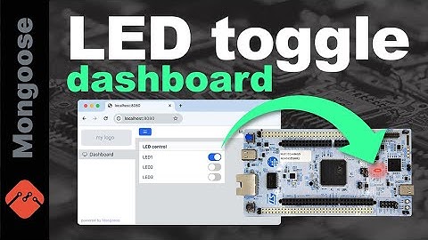 Embedded dashboard tutorial - LED toggle on STM32 Nucleo-H563ZI and other MCUs