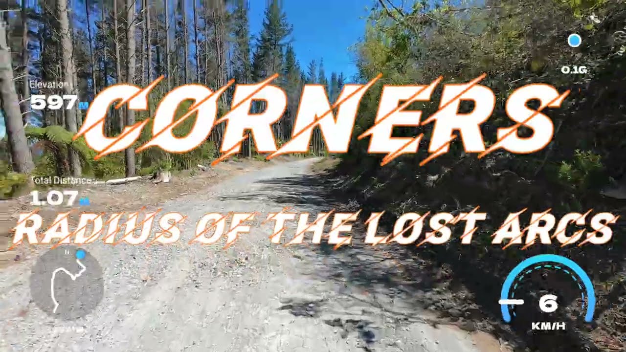 Corners - Radius of the Lost Arcs. End November 2025. Whakarewarewa Forest Rotorua.