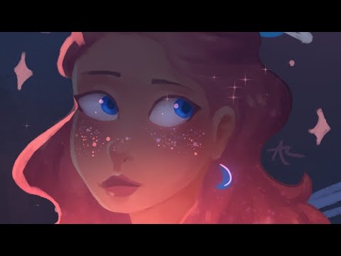 Space girl speedpaint