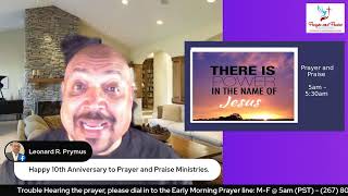 Tuesday, February 18, 2025.  Welcome to the 5am (PST) Morning Time of Prayer