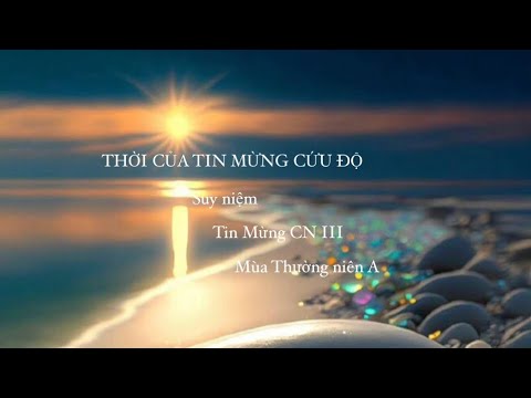 ⏳THỜI CỦA TIN MỪNG 📙CỨU ĐỘ ✝️ | Suy niệm Tin Mừng CN III Mùa Thường niên năm A