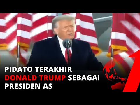 Pidato Terakhir Donald Trump Sebagai Presiden AS | tvOne