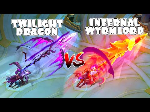 Moskov Infernal Wyrmlord VS Twilight Dragon Skin Comparison @a2zei