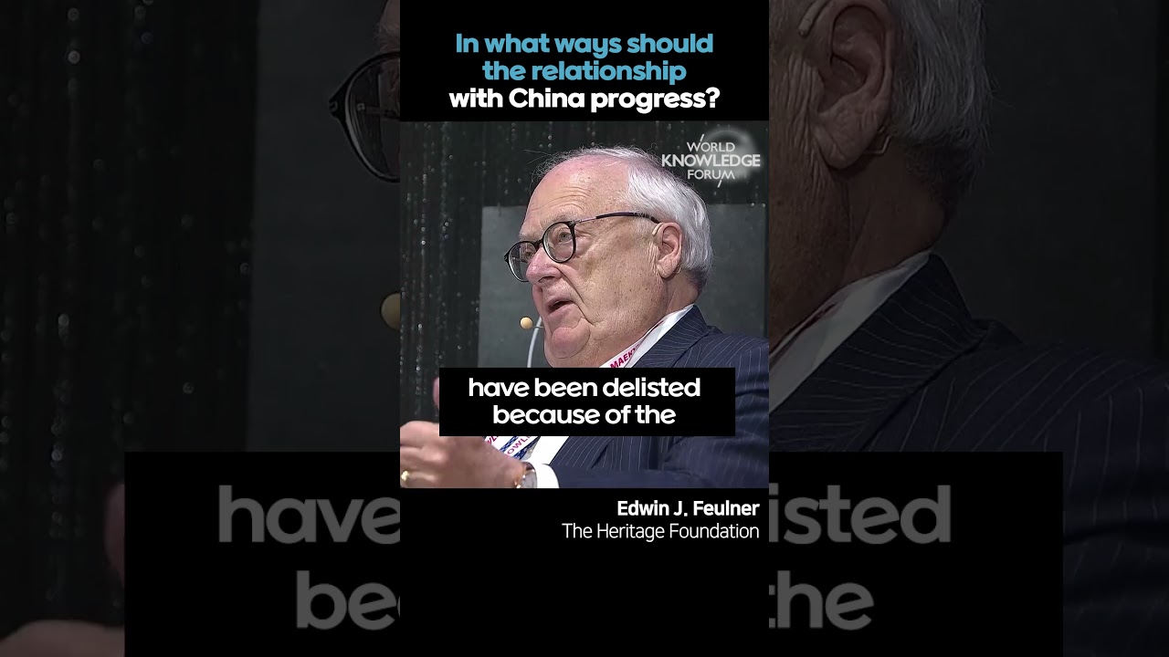 In what ways should the relationship with China progress?