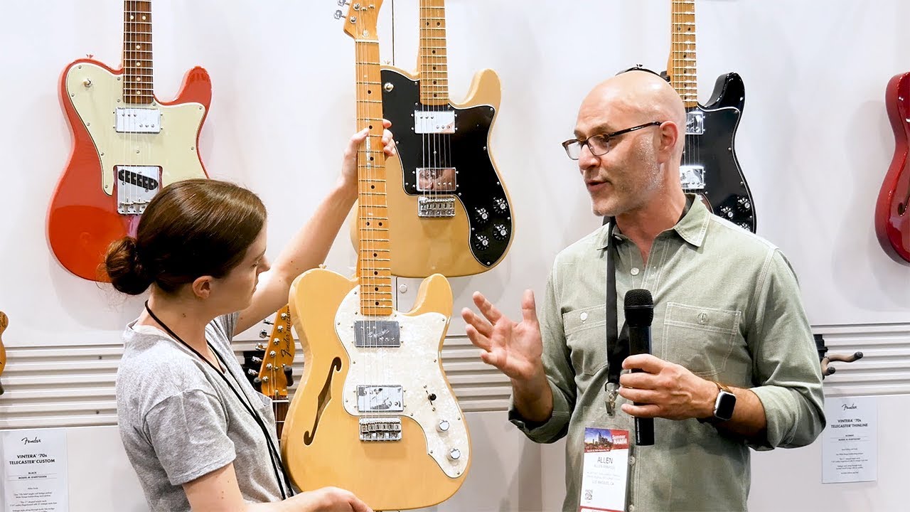 Fender Booth 70s Vintera Electric Guitars | Summer NAMM 2019