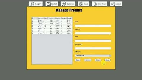 Inventory Management System in java (JFrame, Mysql Database, Netbeans IDE)