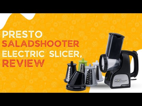 Presto Professional SaladShooter Electric Slicer & Shredder With