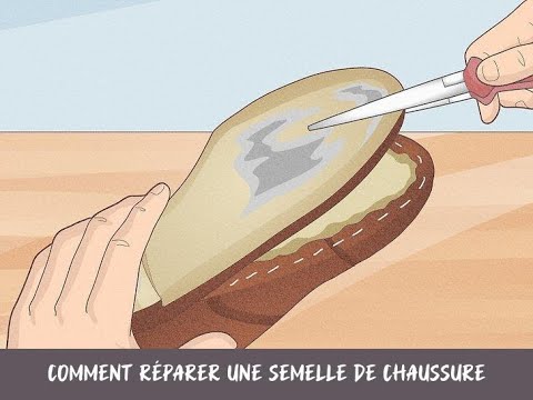 Vidéo: 3 façons de réparer une semelle de chaussure