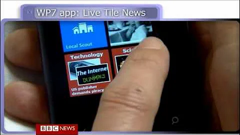 Live Tile News on BBC Click (Webscape)