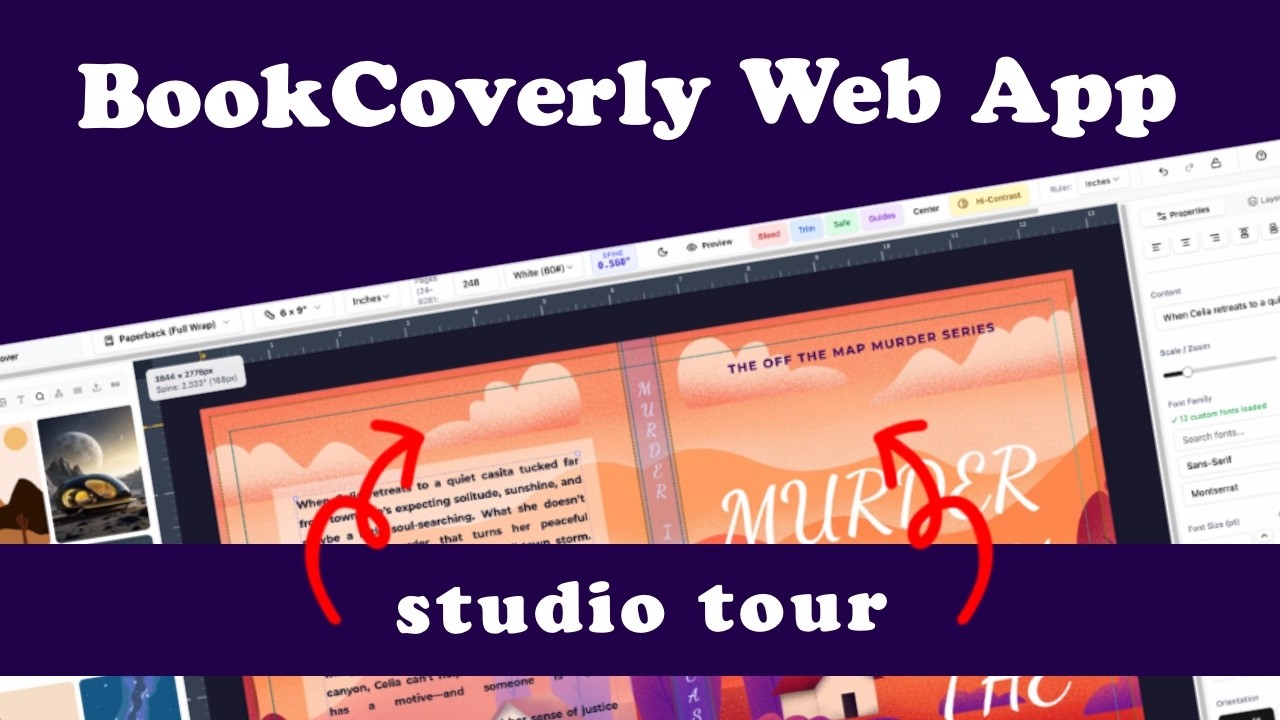Take a tour of the BookCoverly App Studio