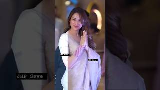 Hot In White Saare Mahira Sharma