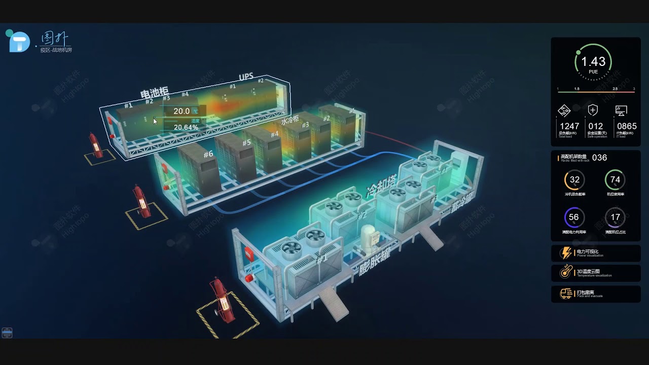 3D Visualize the Containerized Data Center | Intelligent Data Center ...