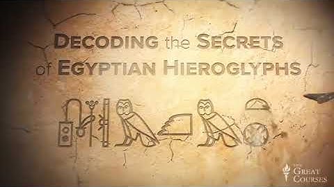 Decoding The Secrets Of Egyptian Hieroglyphs Part 19 of 24