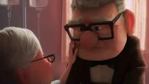 Favorite Pixar's Up scene ever   Ellie and Carl's relationship through time, Sad scene