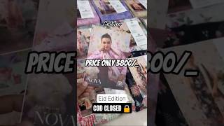NOA BY GULLJEE ORIGINAL 💯 3PIECE LUXURY 💕 EMBROIDERY 🪡 EID EDITION 2026 🥳 #noa #gj #saalikmalik #new