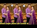 trending ai diwali prompt photo editing| google gemini couple diwali ai photo editing, diwali prompt