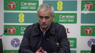 Information Jose Mourinho's EFL Cup Final Post Match Press Conference   Manchester United 3 2 Southampton Update