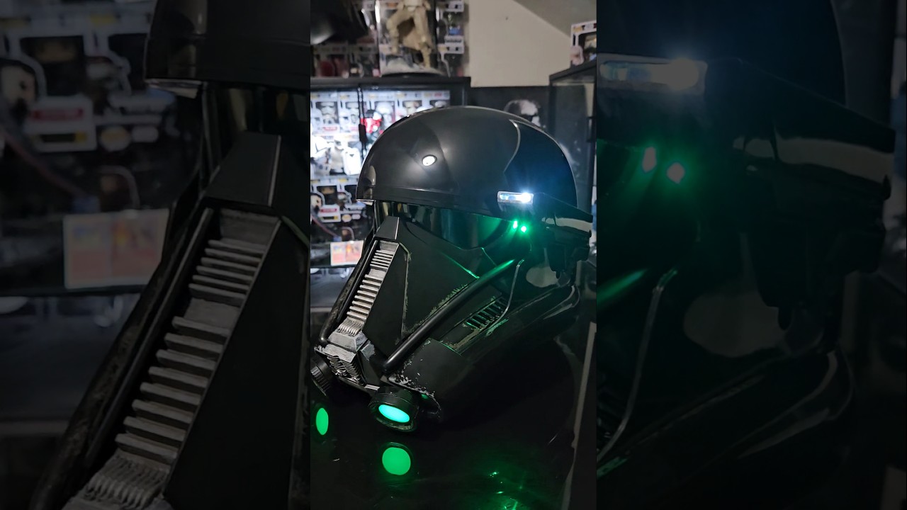 Let's look at the Star Wars Black Series Death Trooper Helmet by Hasbro 