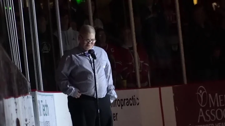 Caleb Hess National Anthem - Autism Awareness Night