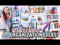 REFRIGERATOR ORGANIZATION IDEAS 2020! CLEAN, DECLUTTER, ORGANIZE WITH ME! | Alexandra Beuter