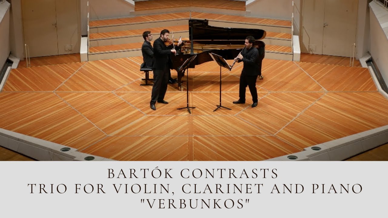 Bartók Contrasts trio for Violin, Clarinet and Piano