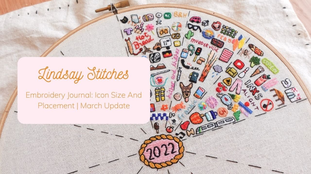 365 Days of Stitches  Keep a personal embroidery journal 