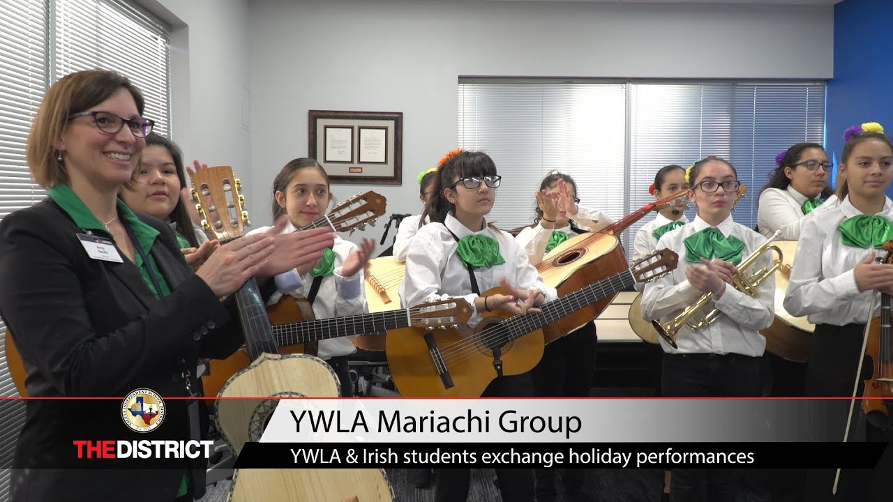 YWLA & Irish students exchange virtual holiday performances