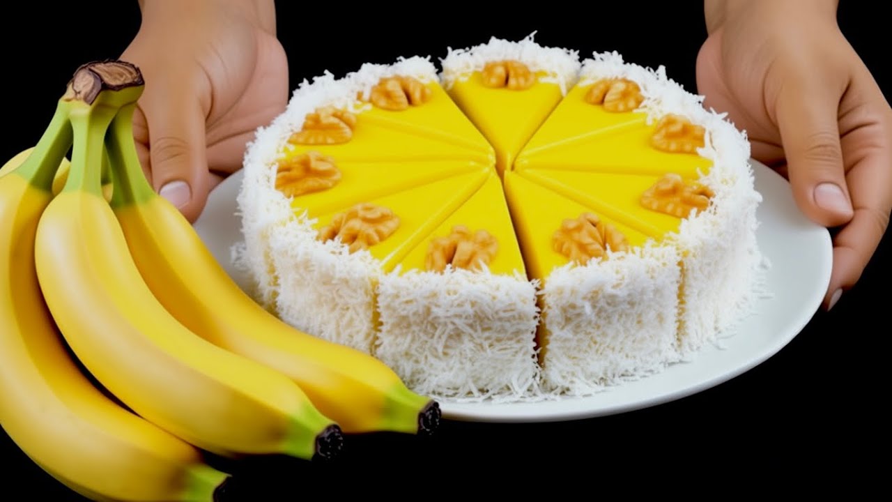 СЕКРЕТ итальянского бананового пудинга РАСКРЫТ! Десерт за 5 минут, который вас поразит! (БЕЗ ДУХОВКИ