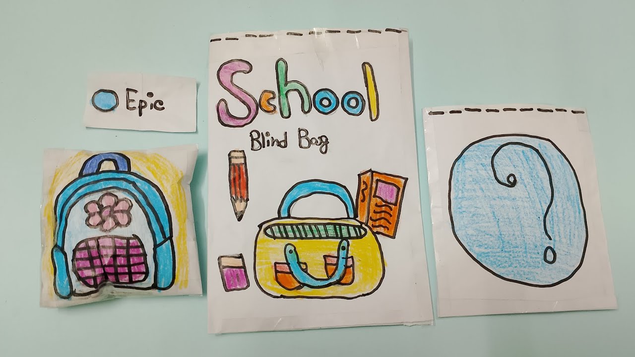 [Blind bag] Making School blind bag // スクールブラインドバッグ作り// Kawaii YouTube