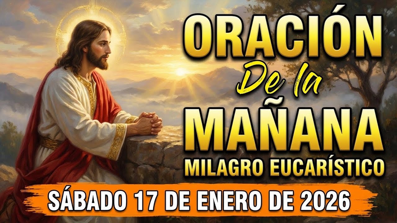 🌅 ORACIÓN de la MAÑANA de hoy Sábado, 17 de Enero de 2026 | Corazón agradecido❤️