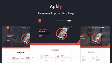 Apkly - App Landing Page Template | Themeforest Website Templates and Themes