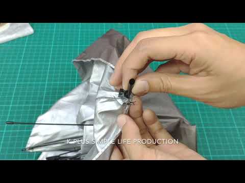 傘又壞了?不花錢超實用修傘小技巧 How to fix an umbrella with straw best way to recycle