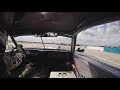 Sebring from the seat of a Mustang GT350