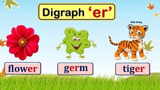 Er Digraph Er Sound Words Er Words Phonic Er Read And Learn Digraph Er - Kids Entry