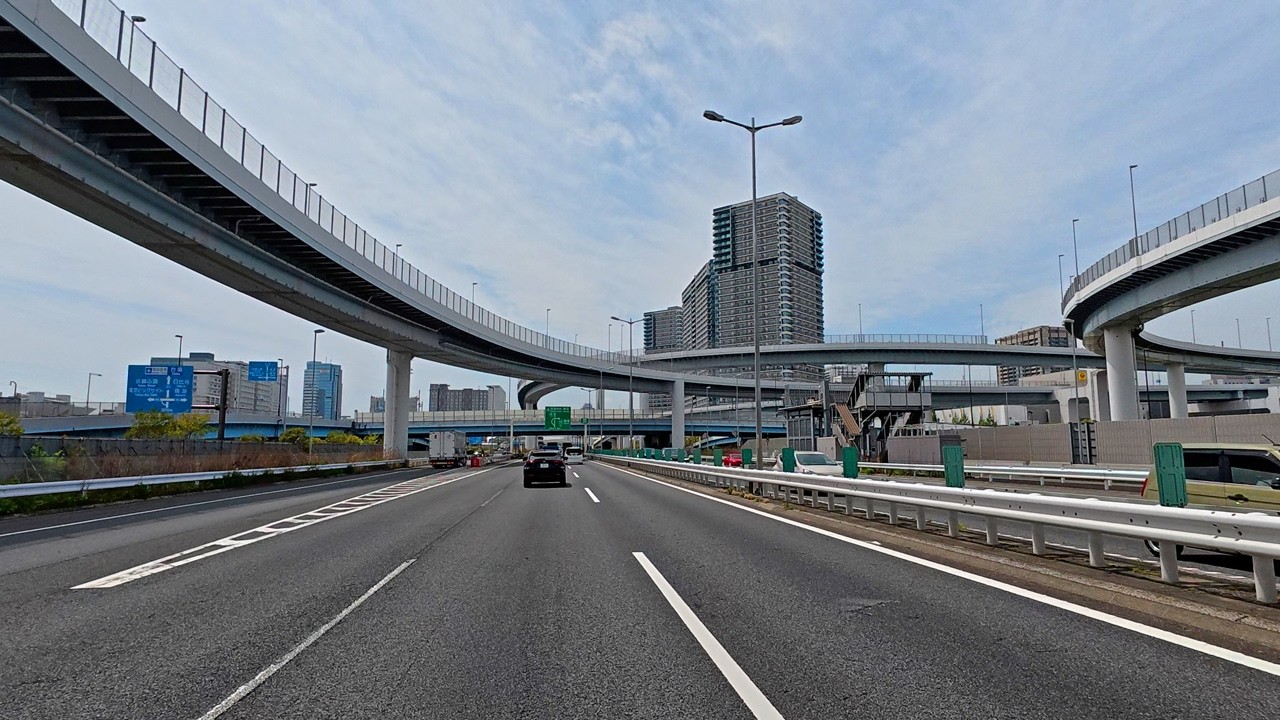 4K Driving on Tokyo Metropolitan Expressway, Central Circular