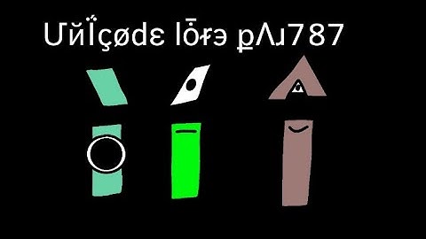 Unicode Lore part 87