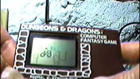 Dungeons and Dragons handheld computer game