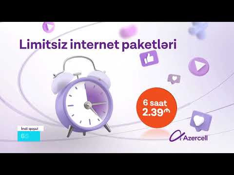 Azercell-dən Limitsiz internet paketlər