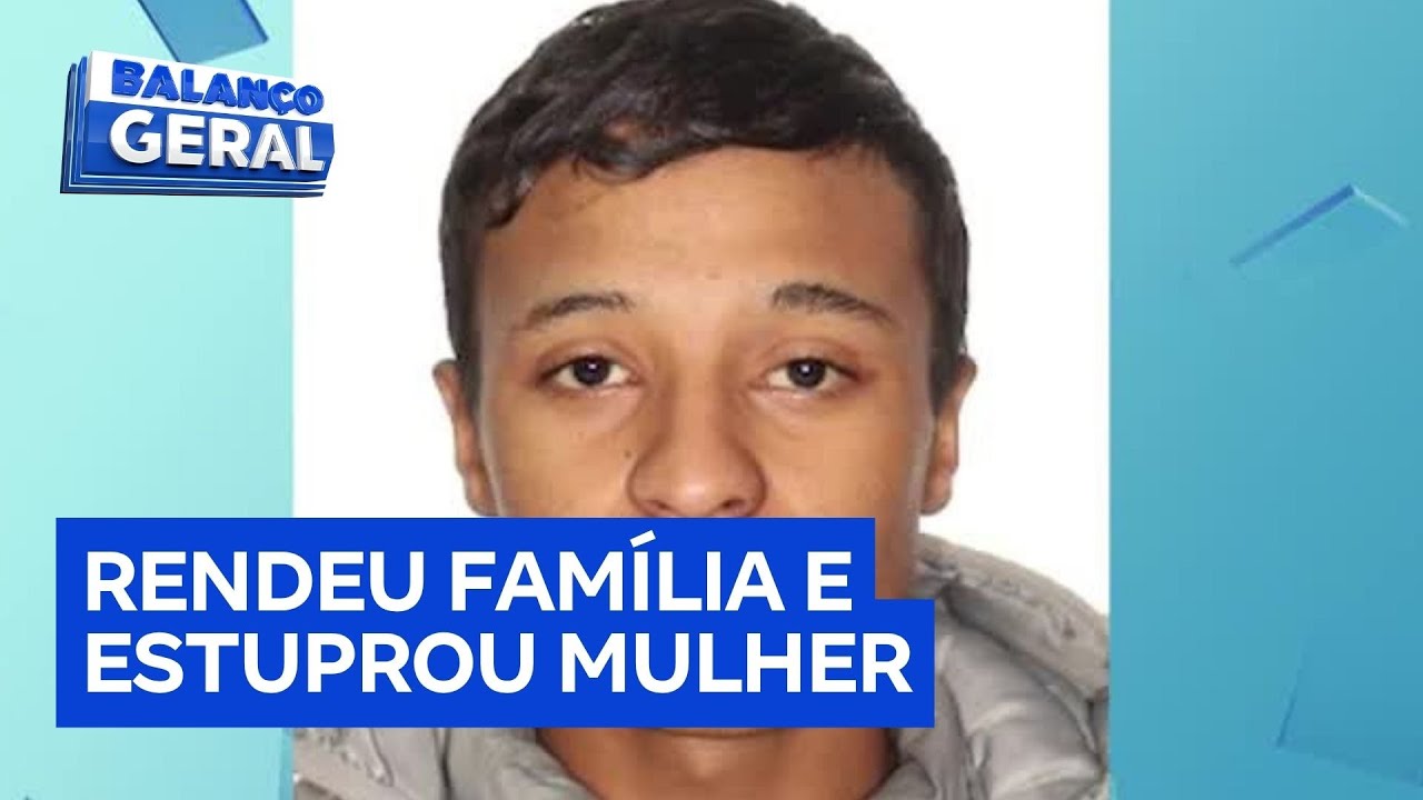 Jovem é preso suspeito de render família e estuprar mulher em Santo André (SP)