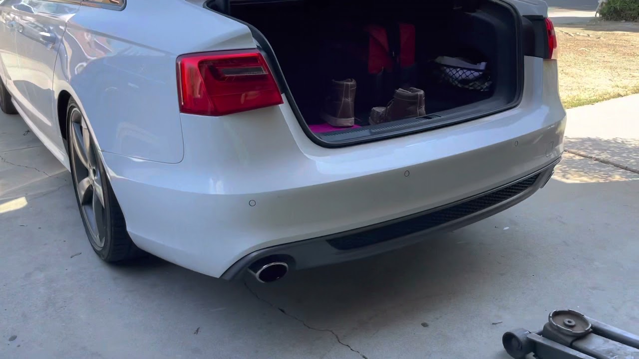 Audi A6 rear diffuser