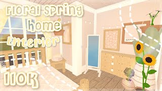 Floral Spring Home 𐑂 ° | Roblox | Bloxburg Speedbuild Pt. 2 | Laflowerx