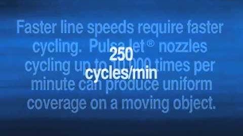 PWM Flow Control Provides Uniform Coverage of Moving Objects