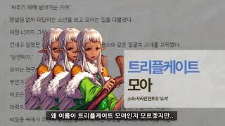 [던파][1화] 카쉬파의 조직도가 공개되었습니다. - 사라진 4개의 전투조