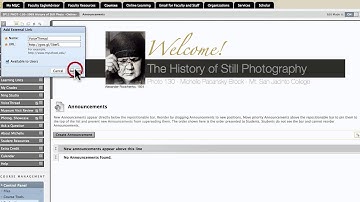 How to Add a Button in Blackboard That Links to an External Site