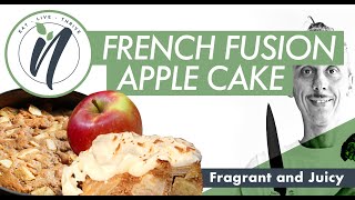 FRENCH APPLE CAKE WITH MAPLE LEMON FROSTING RECIPE