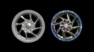 Car Wheel Rim -3DS MAX Modelling