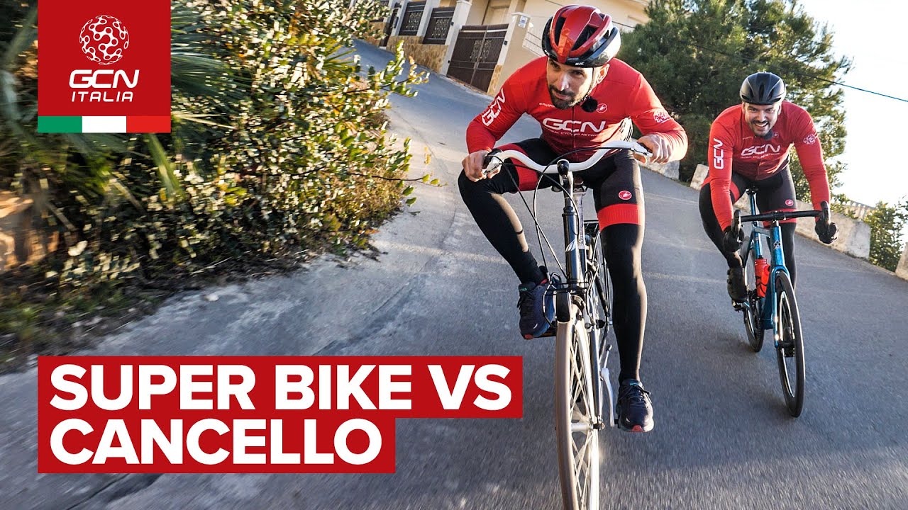 La sfida tra bici da corsa e city bike. - YouTube