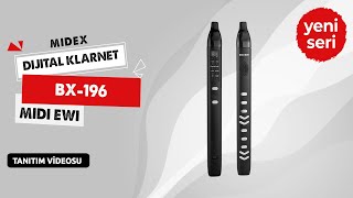 Midex Bx-196 Midi Ewi Dijital Klarnet Elektronik Nefesli Enstrüman 10 Müzik Aleti Tonu